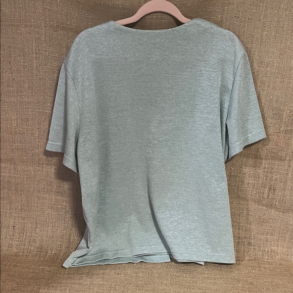 Alfred Dunner Light Green Top - Picture 3 of 3